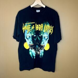 Vintage Rob Zombie House of 1000 Corpses Movie T-Shirt Large 2002